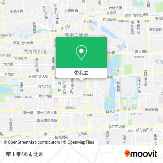 南玉带胡同地图