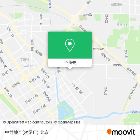 中益地产(次渠店)地图