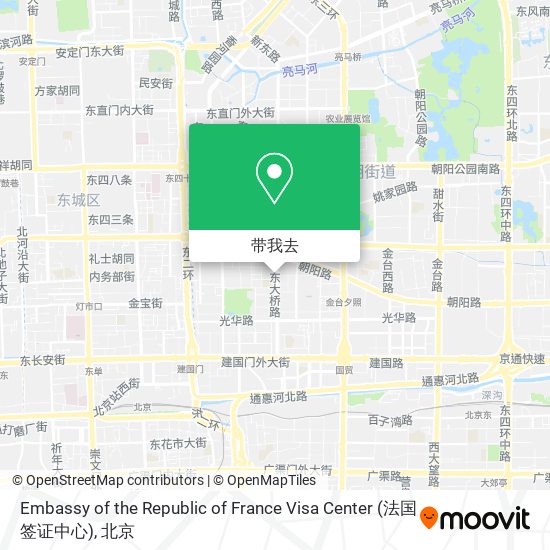 Embassy of the Republic of France Visa Center (法国签证中心)地图