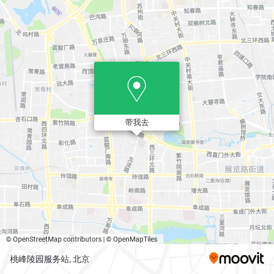 桃峰陵园服务站地图