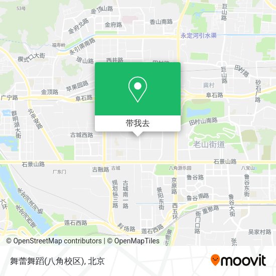 舞蕾舞蹈(八角校区)地图