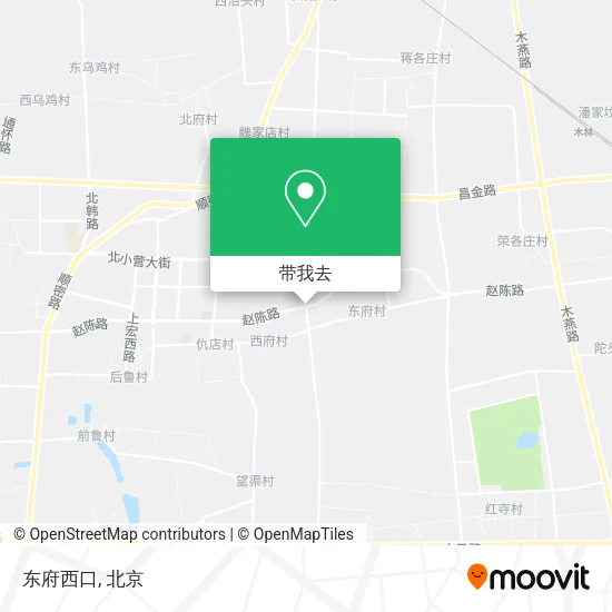 东府西口地图