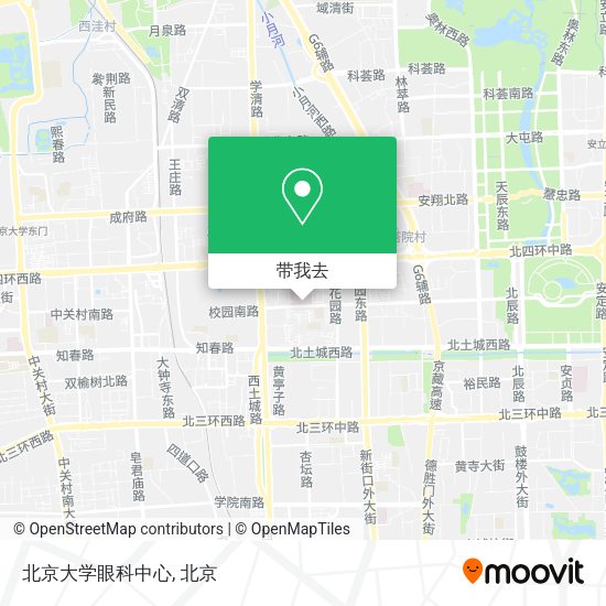 北京大学眼科中心地图