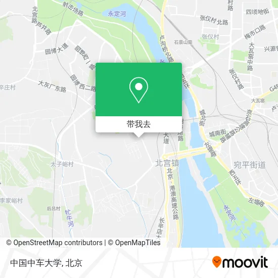 中国中车大学地图