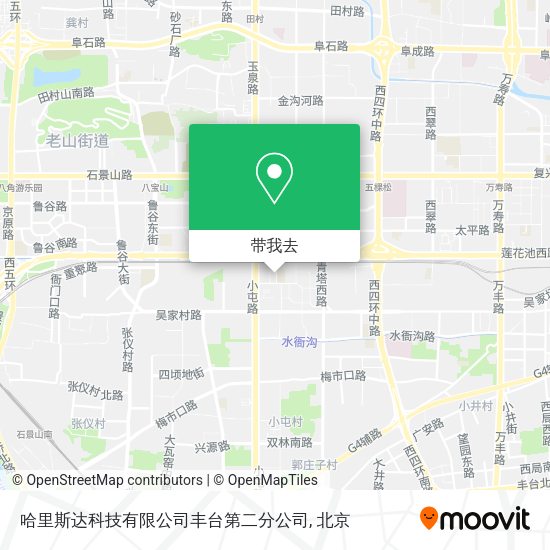 哈里斯达科技有限公司丰台第二分公司地图