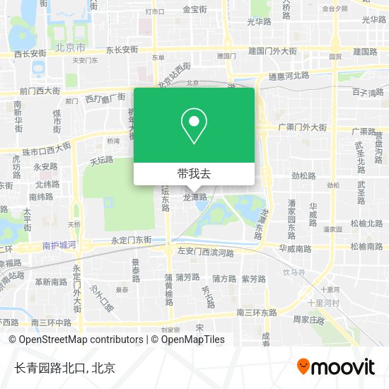 长青园路北口地图
