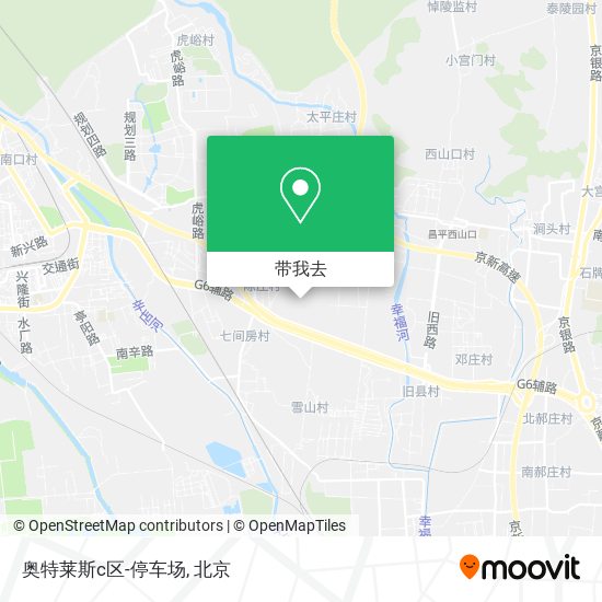 奥特莱斯c区-停车场地图