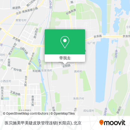 医贝施美甲美睫皮肤管理连锁(长阳店)地图