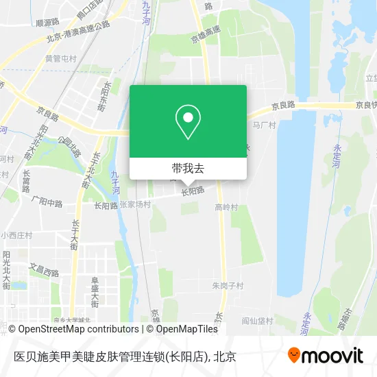 医贝施美甲美睫皮肤管理连锁(长阳店)地图