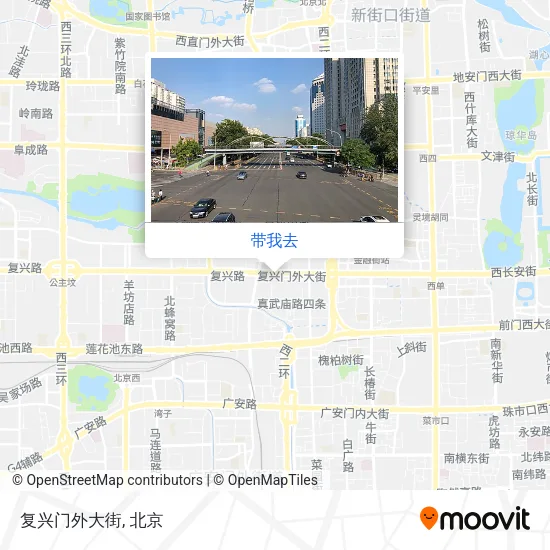 复兴门外大街地图