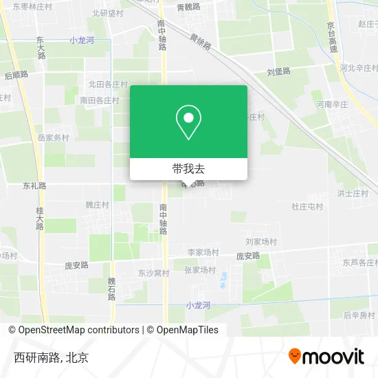 西研南路地图