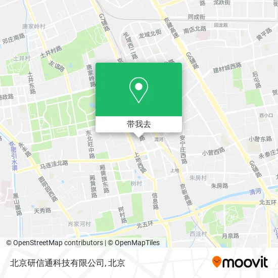 北京研信通科技有限公司地图