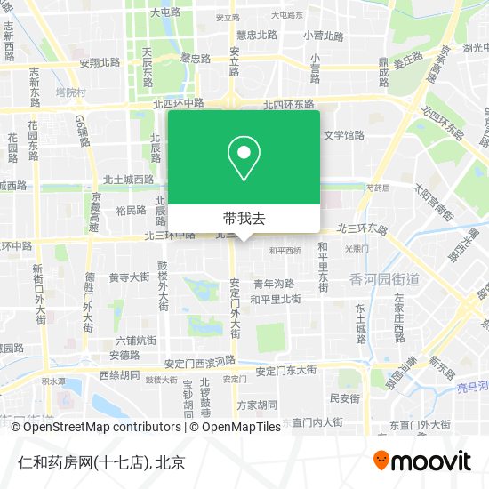 仁和药房网(十七店)地图