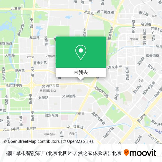 德国摩根智能家居(北京北四环居然之家体验店)地图