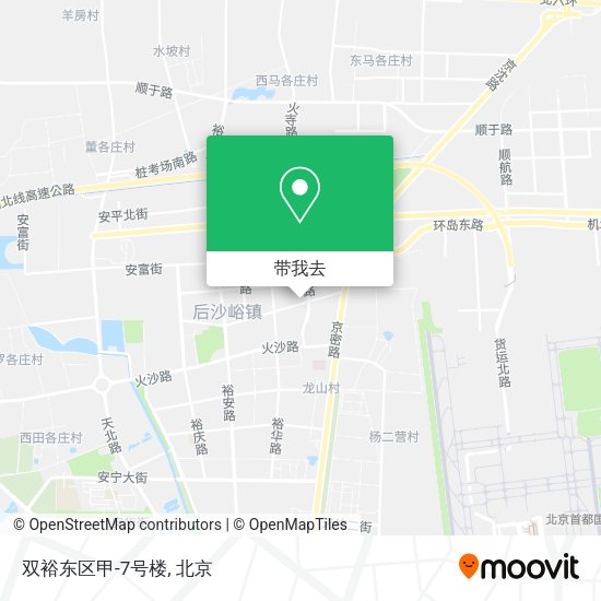 双裕东区甲-7号楼地图