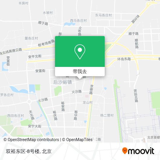 双裕东区-8号楼地图