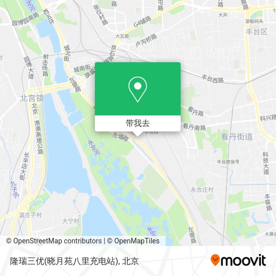 隆瑞三优(晓月苑八里充电站)地图