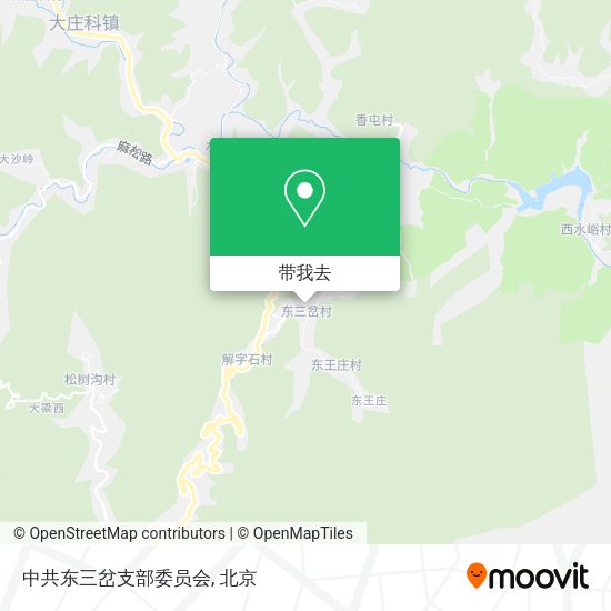 中共东三岔支部委员会地图