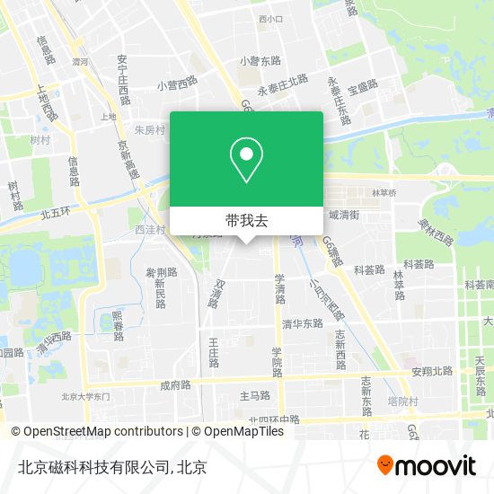 北京磁科科技有限公司地图