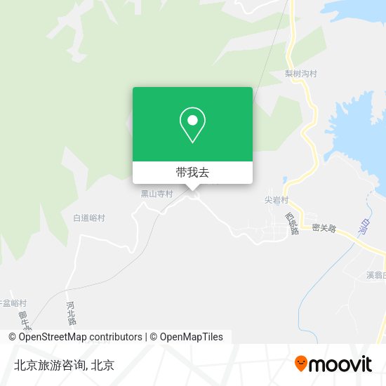北京旅游咨询地图