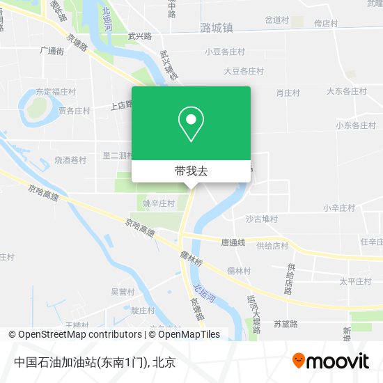 中国石油加油站(东南1门)地图
