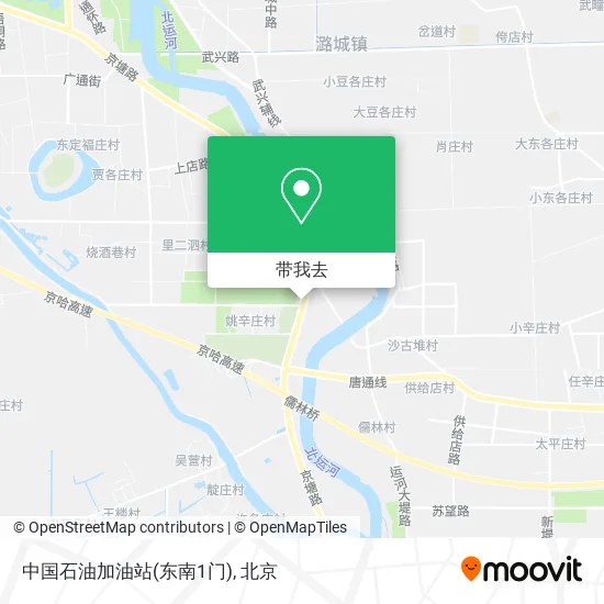 中国石油加油站(东南1门)地图