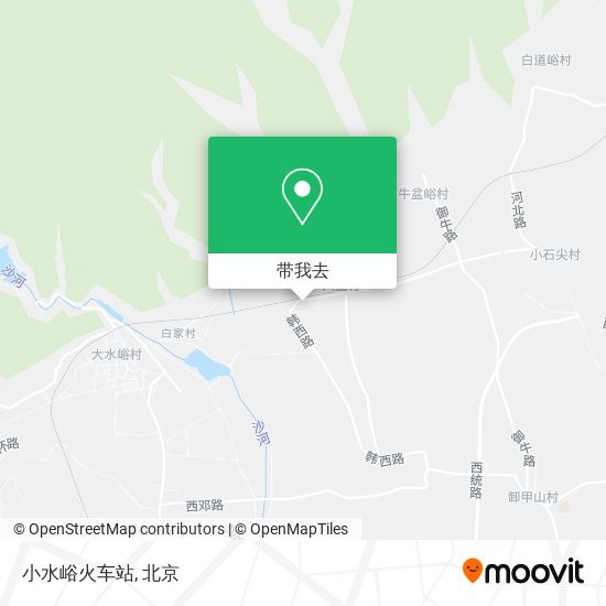 小水峪火车站地图