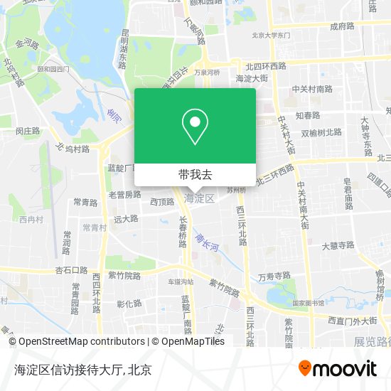 海淀区信访接待大厅地图