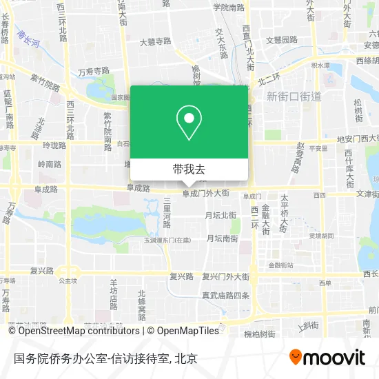 国务院侨务办公室-信访接待室地图