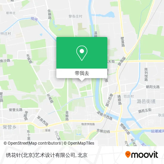 绣花针(北京)艺术设计有限公司地图