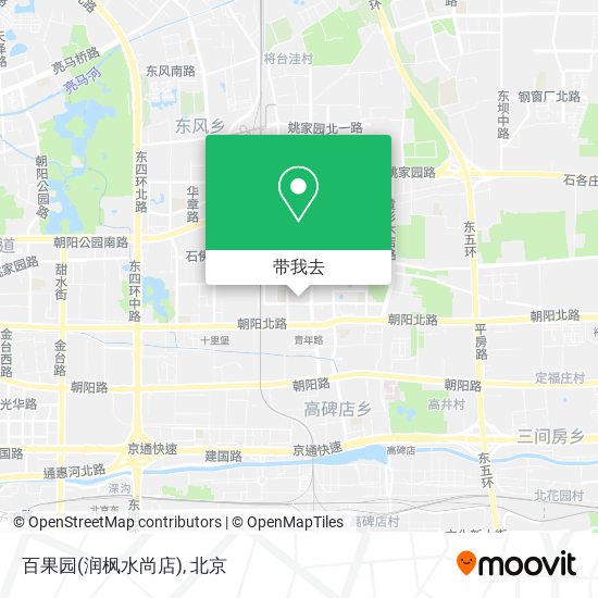 百果园(润枫水尚店)地图