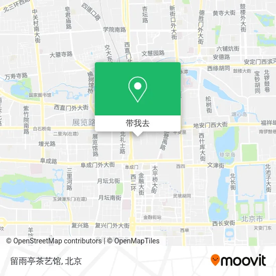 留雨亭茶艺馆地图