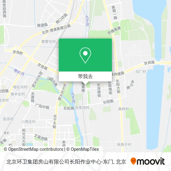 北京环卫集团房山有限公司长阳作业中心-东门地图