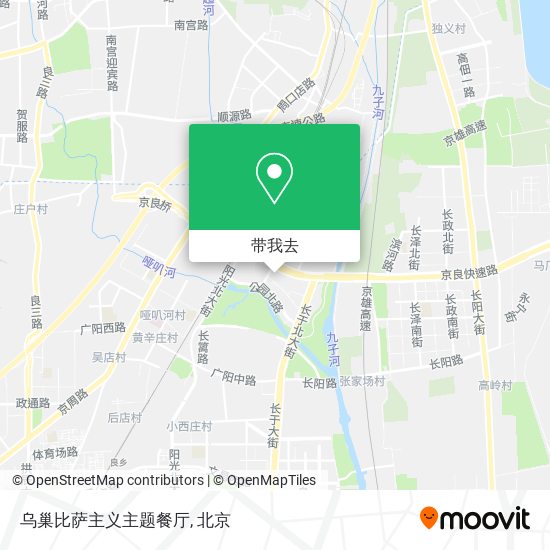 乌巢比萨主义主题餐厅地图
