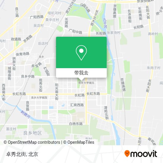 卓秀北街地图
