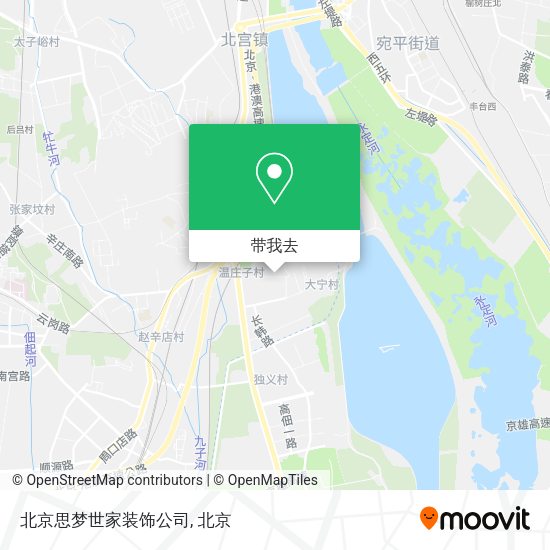 北京思梦世家装饰公司地图