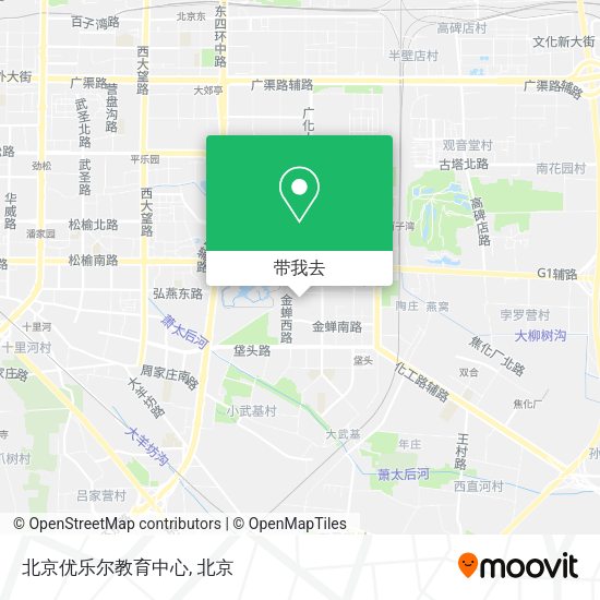 北京优乐尔教育中心地图