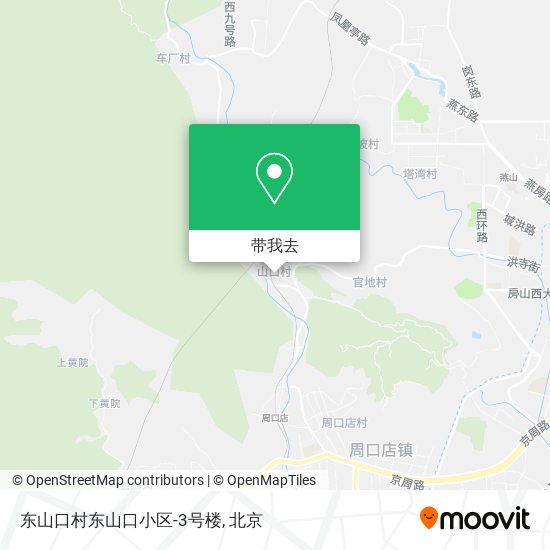 东山口村东山口小区-3号楼地图