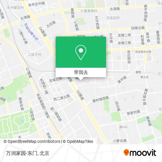 万润家园-东门地图