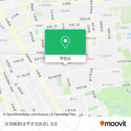 京润丽源(太平庄北街店)地图