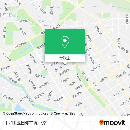中和工业园停车场地图
