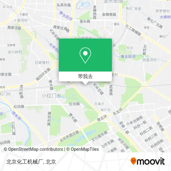 北京化工机械厂地图