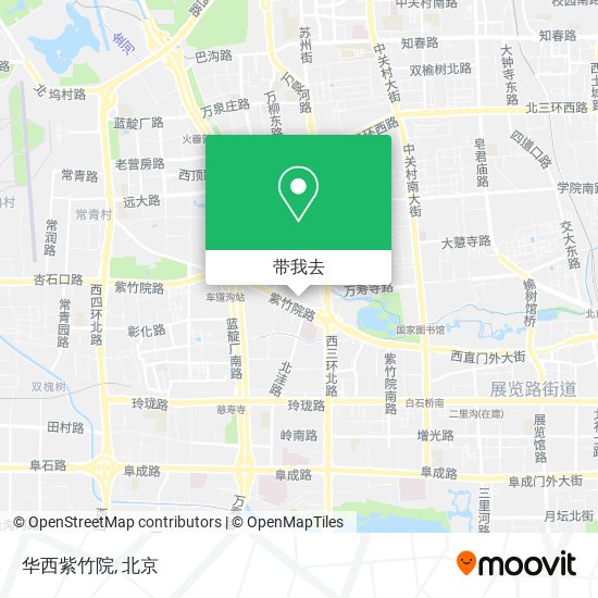 华西紫竹院地图