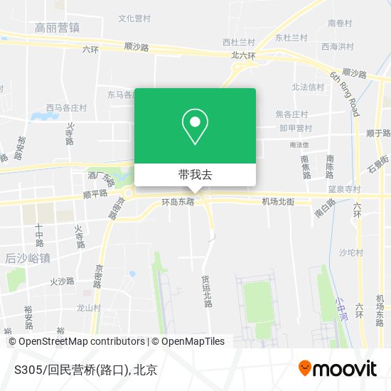 S305/回民营桥(路口)地图