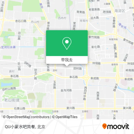 QU小蒙水吧简餐地图
