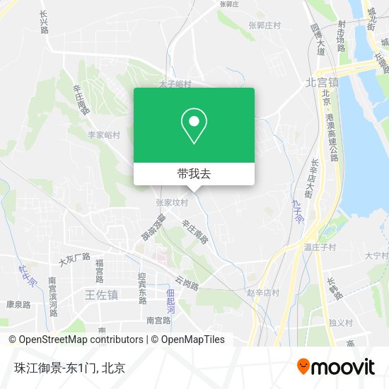 珠江御景-东1门地图
