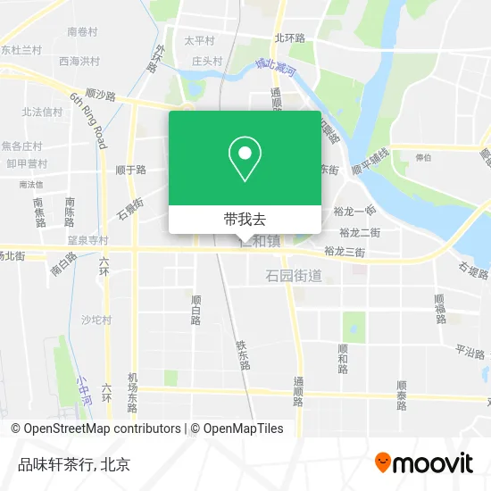 品味轩茶行地图