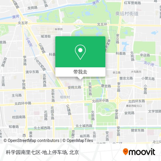 科学园南里七区-地上停车场地图