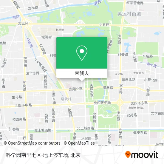 科学园南里七区-地上停车场地图