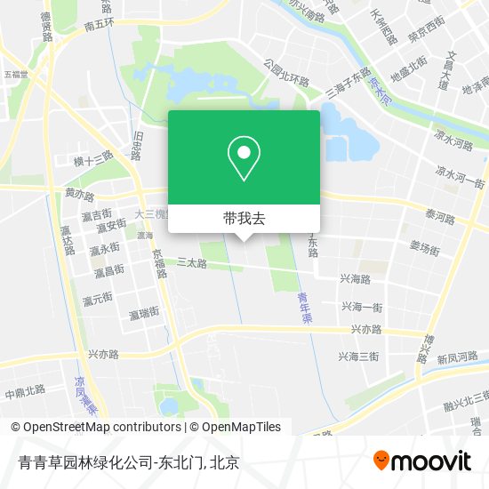 青青草园林绿化公司-东北门地图
